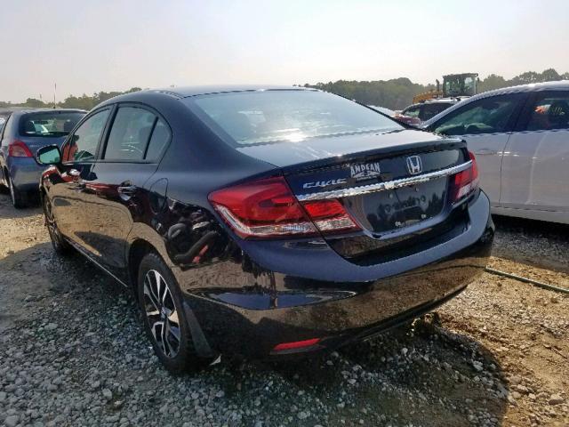 19XFB2F95DE010431 - 2013 HONDA CIVIC EXL 黑色 照片 3