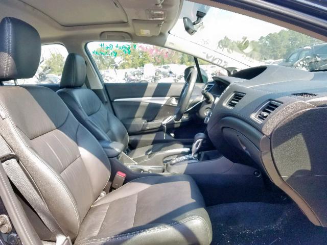 19XFB2F95DE010431 - 2013 HONDA CIVIC EXL 黑色 照片 5