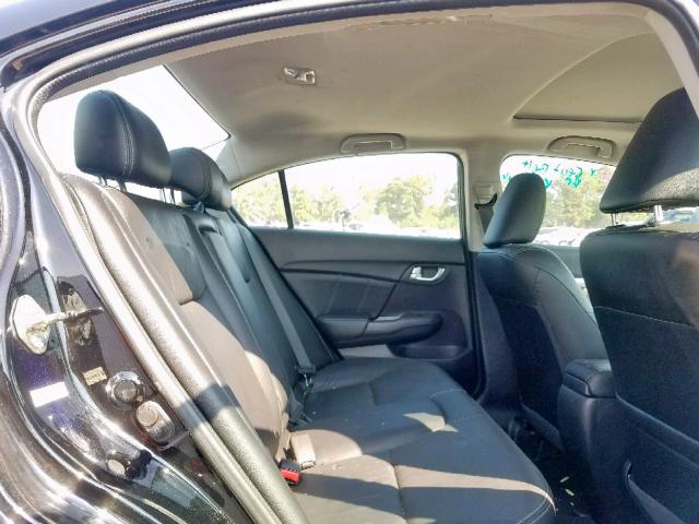 19XFB2F95DE010431 - 2013 HONDA CIVIC EXL 黑色 照片 6
