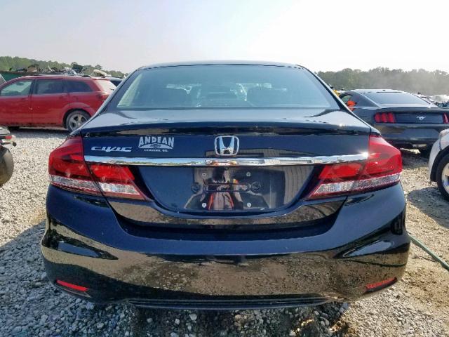 19XFB2F95DE010431 - 2013 HONDA CIVIC EXL 黑色 照片 9
