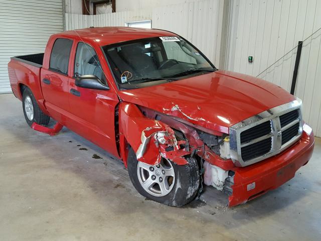 1D7HE48P97S151176 - 2007 DODGE DAKOTA QUA RED photo 1