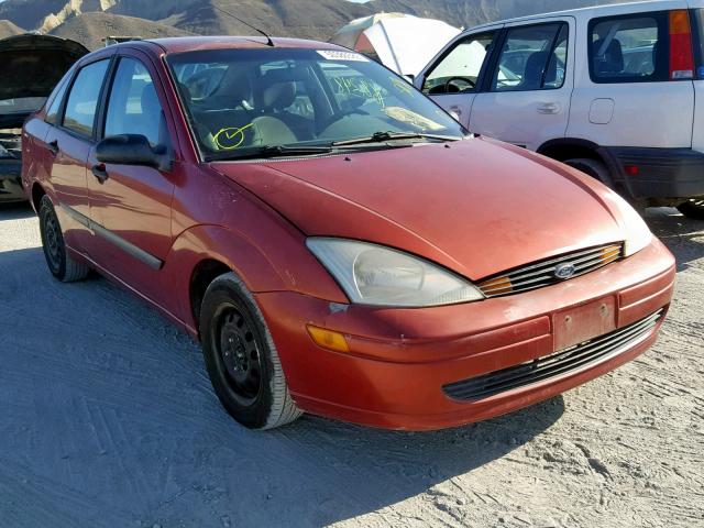 1FAFP33P0YW166615 - 2000 FORD FOCUS LX RED photo 1