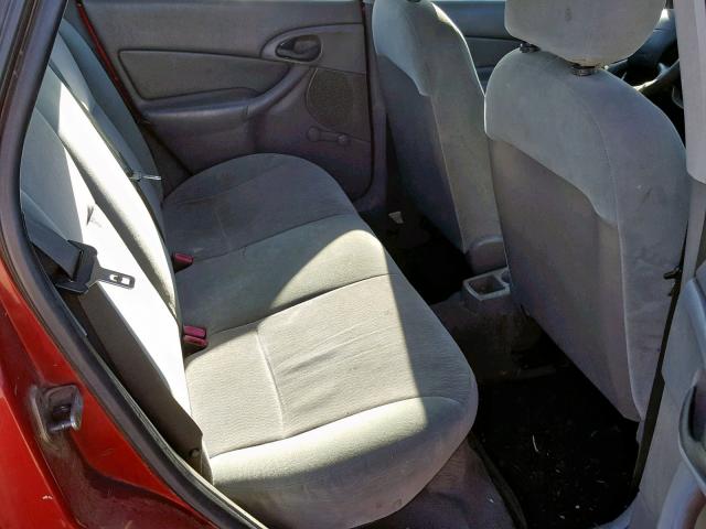 1FAFP33P0YW166615 - 2000 FORD FOCUS LX RED photo 6