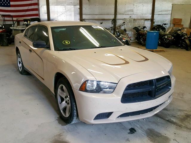2C3CDXAT0DH648396 - 2013 DODGE CHARGER PO TAN photo 1