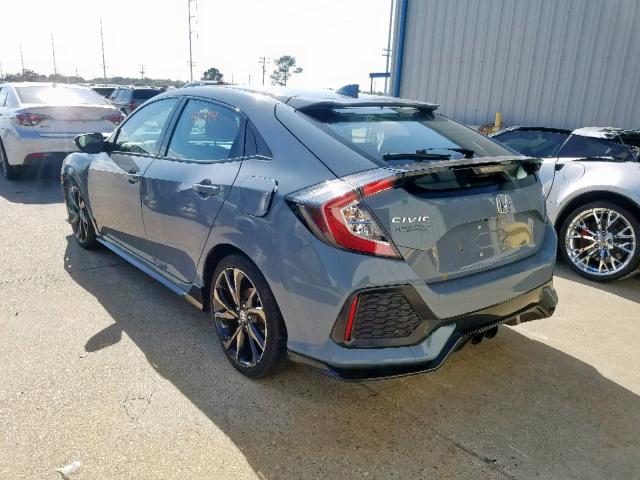 SHHFK7H42HU228694 - 2017 HONDA CIVIC SPOR GRAY photo 3