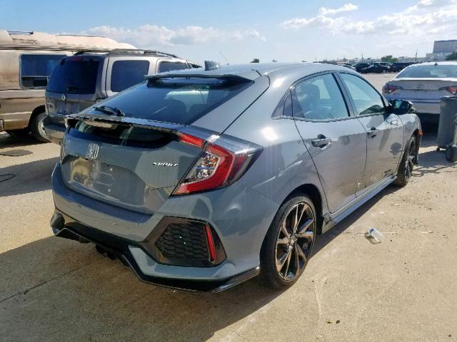 SHHFK7H42HU228694 - 2017 HONDA CIVIC SPOR GRAY photo 4