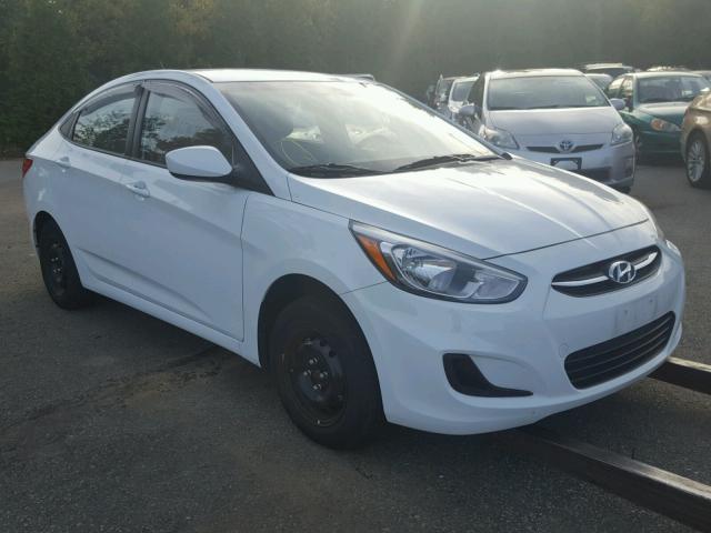 KMHCT4AE3GU138443 - 2016 HYUNDAI ACCENT SE WHITE photo 1