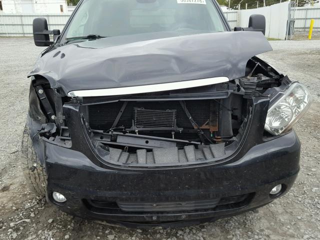 1GKW2REG3DR161608 - 2013 GMC YUKON XL K BLACK photo 7