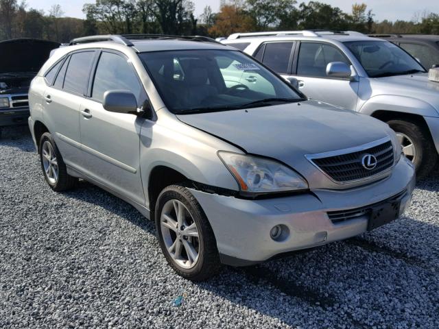 JTJGW31U572001897 - 2007 LEXUS RX 400H SILVER photo 1