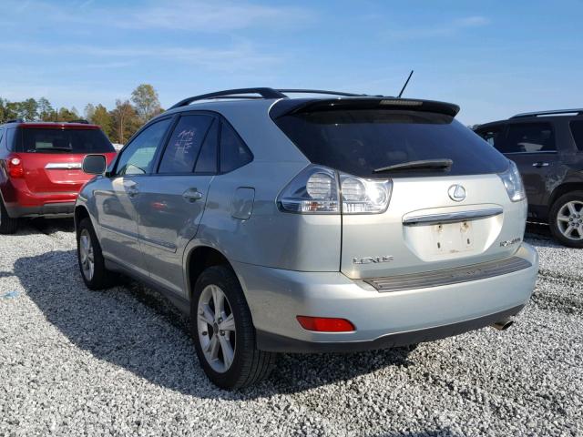 JTJGW31U572001897 - 2007 LEXUS RX 400H SILVER photo 3