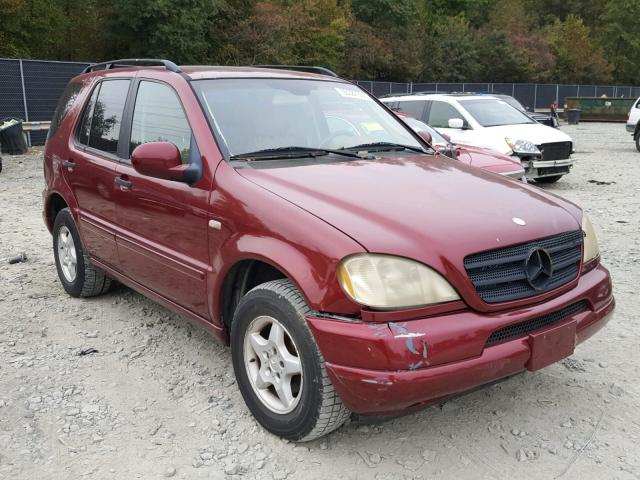 4JGAB54EXYA201536 - 2000 MERCEDES-BENZ ML 320 RED photo 1