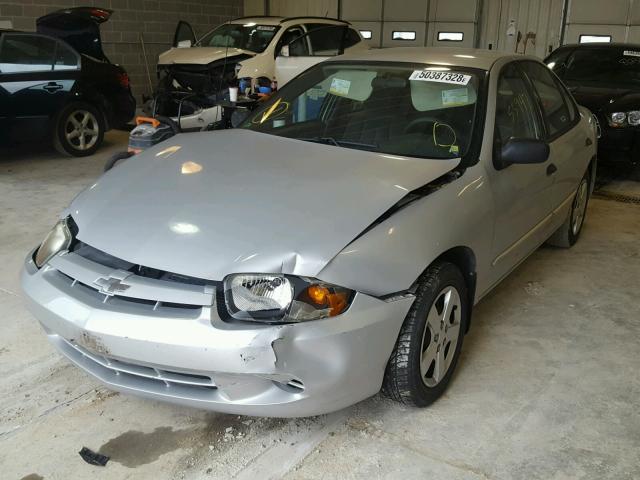 1G1JF52F557110261 - 2005 CHEVROLET CAVALIER L GRAY photo 2