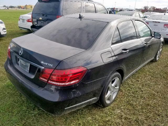 WDDHF0EB5EA938191 - 2014 MERCEDES-BENZ E 250 BLUE BLACK photo 4