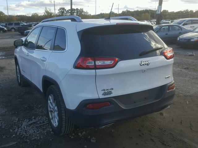 1C4PJMCSXFW625530 - 2015 JEEP CHEROKEE L WHITE photo 3