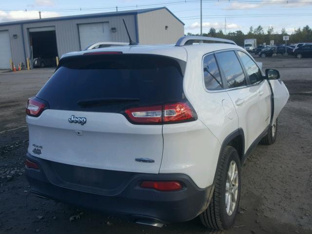 1C4PJMCSXFW625530 - 2015 JEEP CHEROKEE L WHITE photo 4