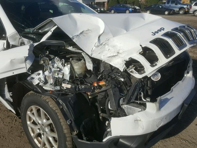 1C4PJMCSXFW625530 - 2015 JEEP CHEROKEE L WHITE photo 9