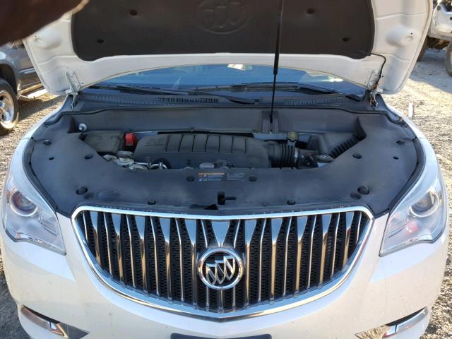 5GAKVCKD8EJ376122 - 2014 BUICK ENCLAVE WHITE photo 7