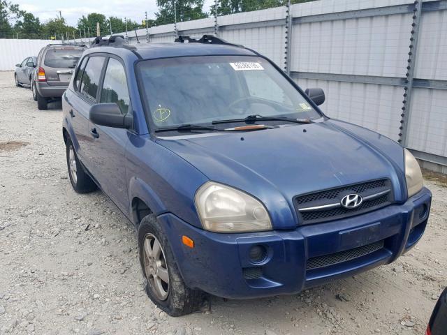 KM8JM12B55U189432 - 2005 HYUNDAI TUCSON GL BLUE photo 1