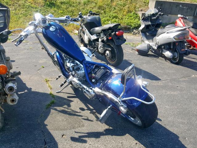 5J11NBJB77W000120 - 2007 BIG DOG CHOPPER BLUE photo 3