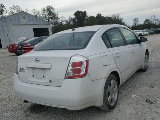 3N1AB61EX8L762703 - 2008 NISSAN SENTRA 2.0 WHITE photo 4