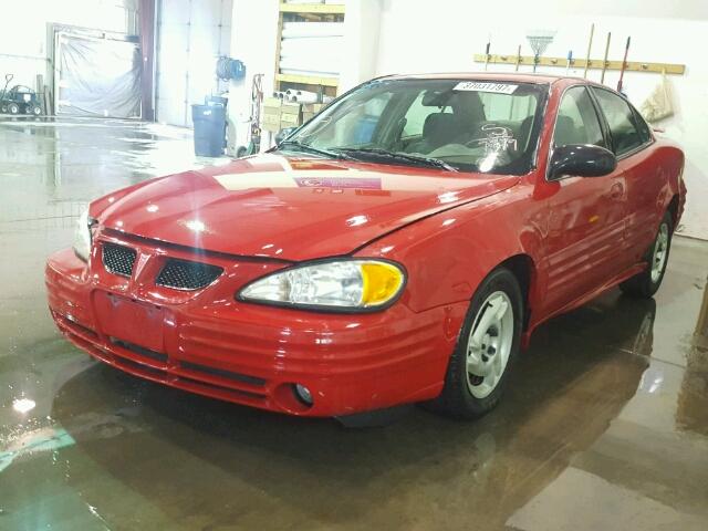 1G2NF52FX2C227379 - 2002 PONTIAC GRAND AM S RED photo 2