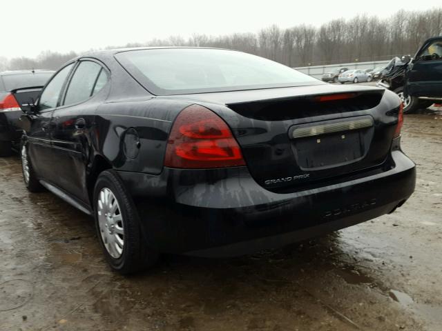 2G2WP552371192174 - 2007 PONTIAC GRAND PRIX BLACK photo 3