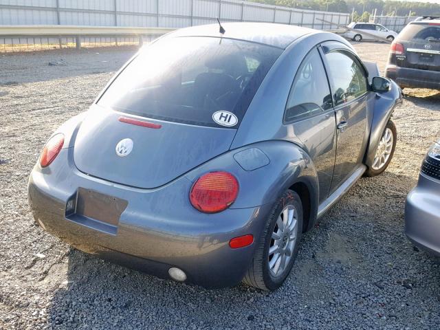 3VWCK31C34M408493 - 2004 VOLKSWAGEN NEW BEETLE 灰色 照片 4