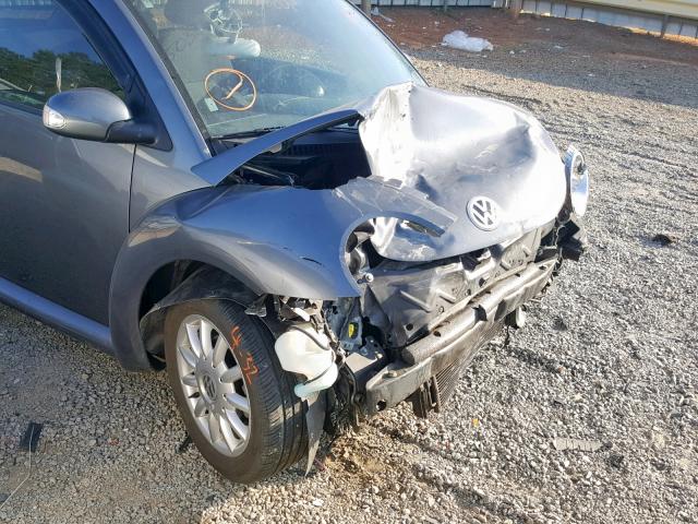 3VWCK31C34M408493 - 2004 VOLKSWAGEN NEW BEETLE 灰色 照片 9