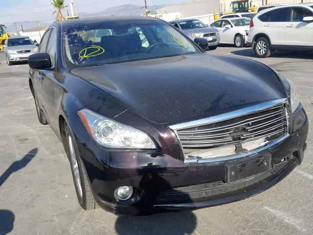 JN1BY1AP4BM326353 - 2011 INFINITI M37 BLACK photo 1