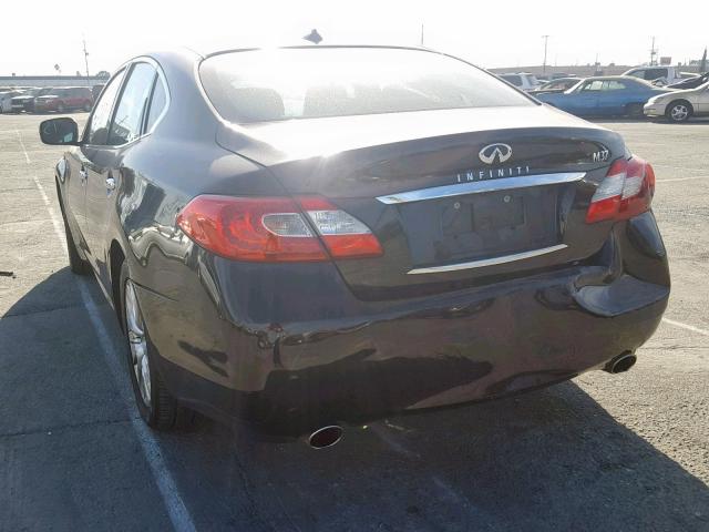 JN1BY1AP4BM326353 - 2011 INFINITI M37 BLACK photo 3