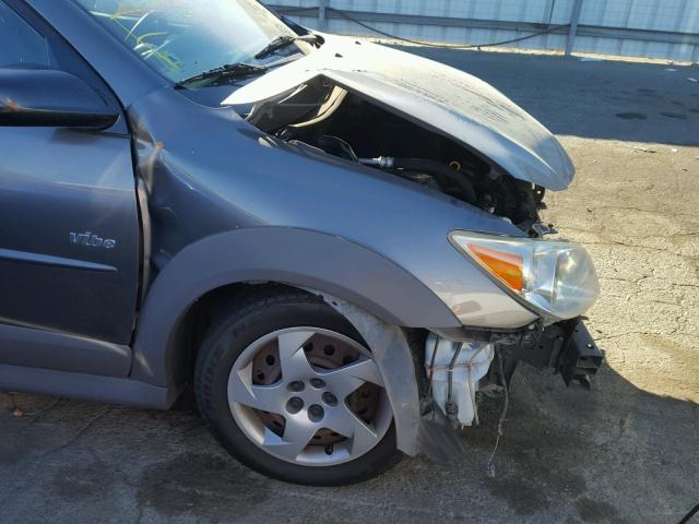 5Y2SL65826Z418372 - 2006 PONTIAC VIBE GRAY photo 9