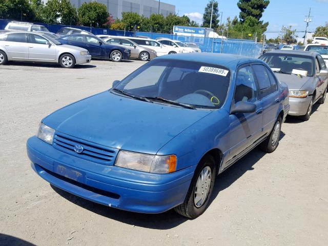 JT2EL44A4M0030138 - 1991 TOYOTA TERCEL LE BLUE photo 2