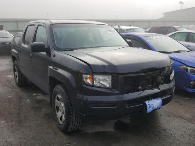 2HJYK16298H539652 - 2008 HONDA RIDGELINE BLACK photo 1