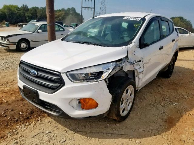 1FMCU0F73HUD81493 - 2017 FORD ESCAPE S WHITE photo 2