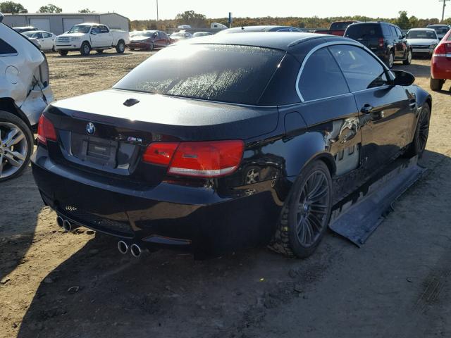 WBSWL93518P330562 - 2008 BMW M3 BLACK photo 4