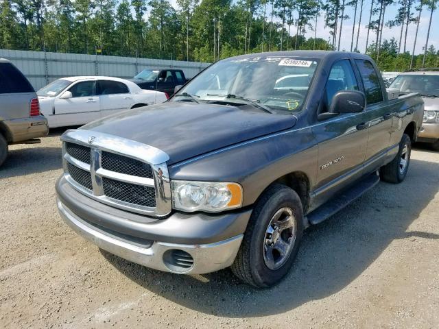 1D7HA18N94J120035 - 2004 DODGE RAM 1500 S GRAY photo 2