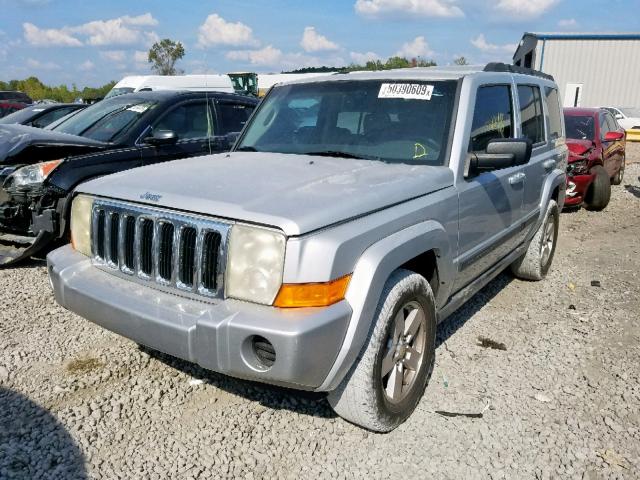 1J8HH48K07C578027 - 2007 JEEP COMMANDER ვერცხლისფერი ფოტო 2
