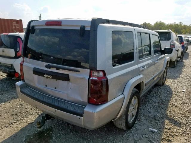 1J8HH48K07C578027 - 2007 JEEP COMMANDER ვერცხლისფერი ფოტო 4