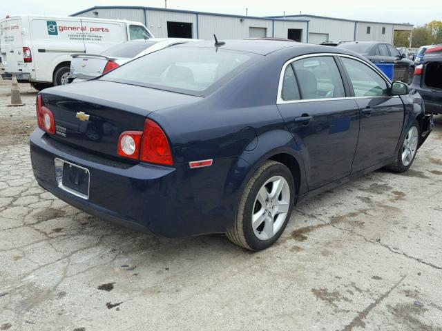 1G1ZB5EB3AF140382 - 2010 CHEVROLET MALIBU LS 蓝色 照片 4