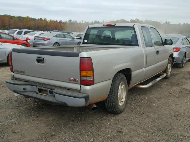 1GTEC19V17Z131820 - 2007 GMC NEW SIERRA TAN photo 4