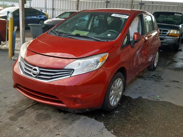 3N1CE2CP7EL384228 - 2014 NISSAN VERSA NOTE RED photo 2