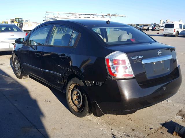 3N1AB6AP1AL723554 - 2010 NISSAN SENTRA 2.0 BLACK photo 3