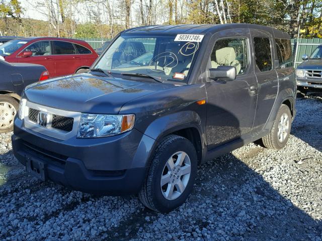 5J6YH2H76AL008347 - 2010 HONDA ELEMENT EX GRAY photo 2