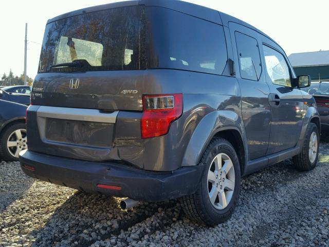 5J6YH2H76AL008347 - 2010 HONDA ELEMENT EX GRAY photo 4