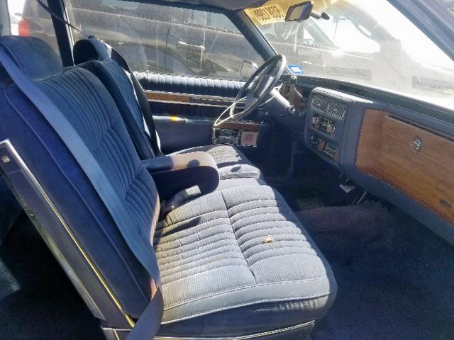 1G6AD4781D9222014 - 1983 CADILLAC DEVILLE BLUE photo 5