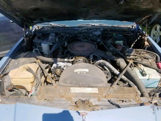 1G6AD4781D9222014 - 1983 CADILLAC DEVILLE BLUE photo 7