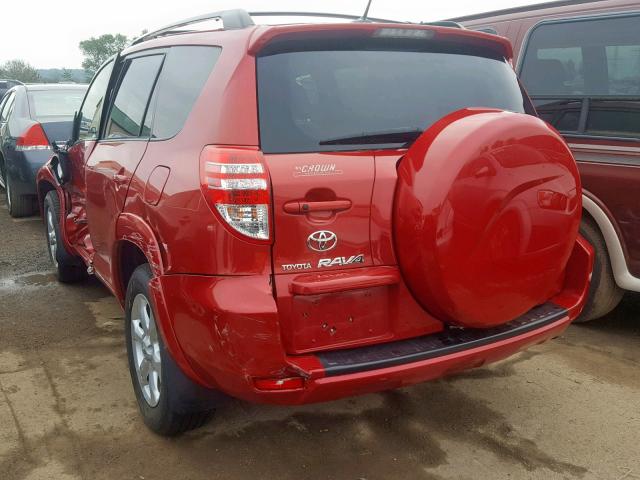 JTMBK31V49D009563 - 2009 TOYOTA RAV4 LIMIT RED photo 3