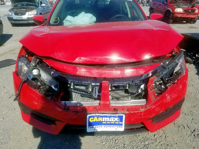 2HGFC2F53GH547433 - 2016 HONDA CIVIC LX RED photo 9