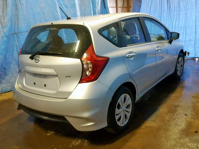 3N1CE2CP0KL359487 - 2019 NISSAN VERSA NOTE SILVER photo 4