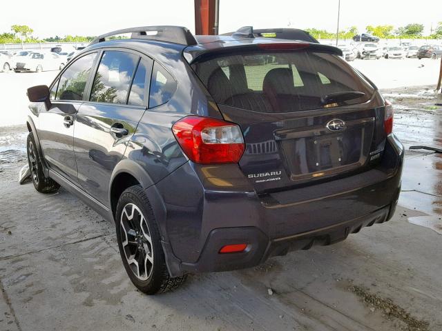 JF2GPANC9G8337265 - 2016 SUBARU CROSSTREK CHARCOAL photo 3